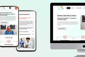 Criação de landing page para Tievet clinica veterinaria