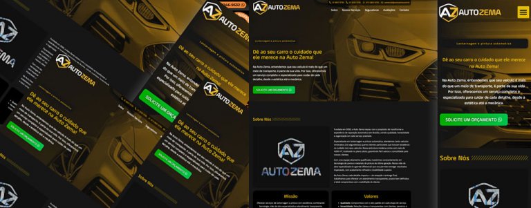 Criação de Landing Page para Serviços automotivos