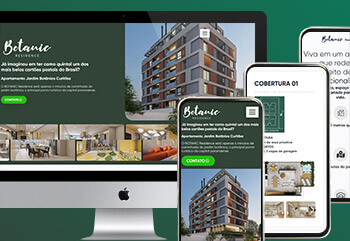 Criação de landing page para empreendimentos e construtoras